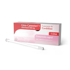 GINO CANESTEN  500MG + 1COM APL (GERAL)