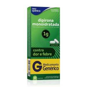 Dipirona Sódica Neo Química 1g 10 Comprimidos