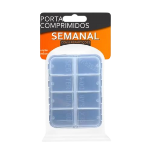 PORTA COMPRIMIDOS 8 DIVISOES (SEMANAL) - A010187