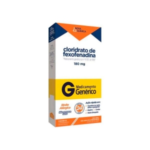 Cloridrato de Fexofenadina Genérico Nova Quimica 180mg 10 comprimidos revestidos