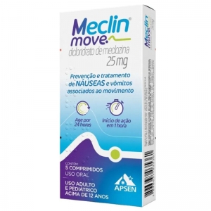 MECLIN MOVE 25MG 5 COMP