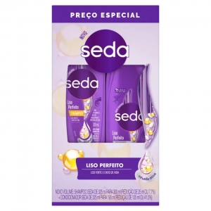 SEDA KIT LISO PERFEITO 300ML+190ML