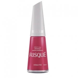 Esmalte Risqué Rosas Cremoso Choque Pink 8ml