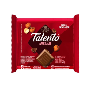 BOMBOM TALENTO MINI C/AVELAS 25G