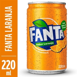 FANTA LIQUIDO LATA REFRIGERANTE LARANJA 220 ML x 1