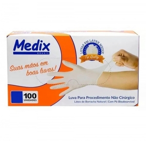 LUVA PROCEDIMENTO LUVA COM PO USO GERAL LATEX TAMANHO G x 100