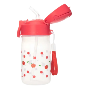 POMPOLHO COPO C/CANUDO SIL 370ML VERMELHO-PIMPOLHO - A008931