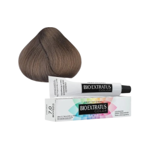 BIO EXTRATUS COLOR CREME PERMANENTE 7.0 LOURO MEDIO - A010279