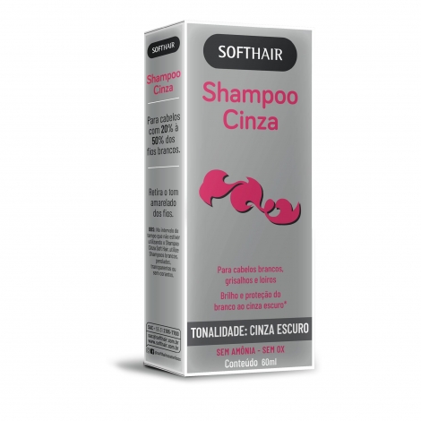 SOFT HAIR SH.CINZA ESCURO 60ML - 0006373