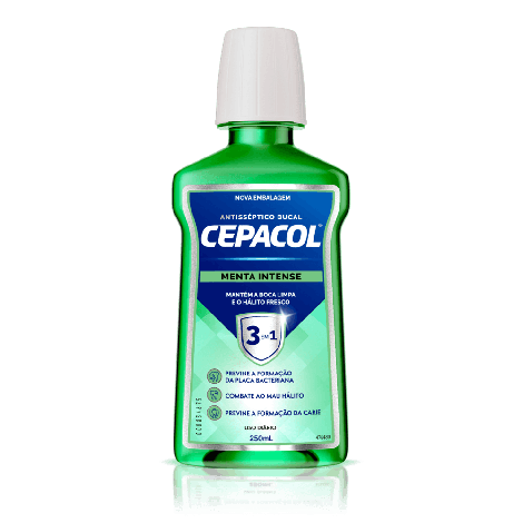 ENXAGUANT BUCAL CEPACOL MENTA INTENSE 250ML