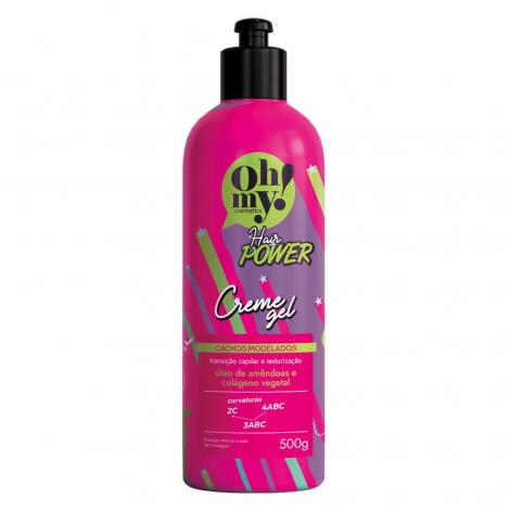 OH MY COSMETICS OHM POWER ATIVADOR DE CACHOS CR-PE FR X 500ML