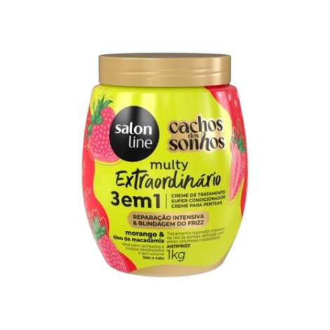 SALON LINE CR CACHOS DOS SONHOS MORANGO 1KG - A012946