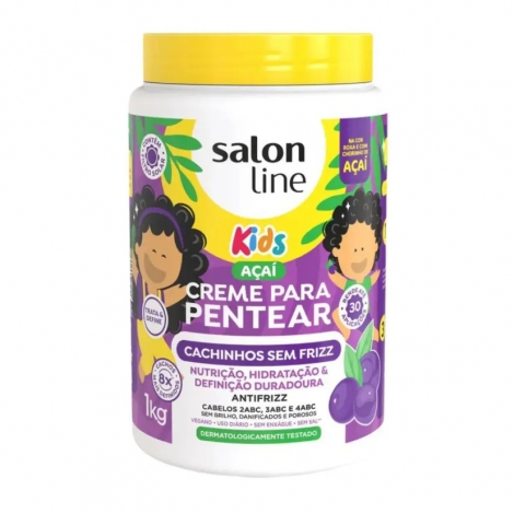 SALON LINE CREME PEN KIDS ACAI 1KG