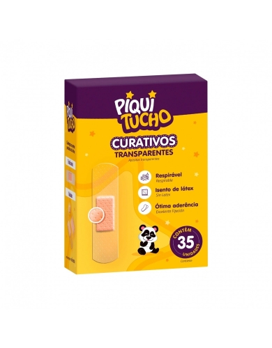 PIQUITUCHO CURATIVO TRANSPARENTE C/35