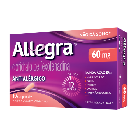 Allegra D 60mg + 120mg 10 comprimidos