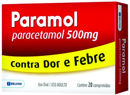 PARAMOL BLF 500MG CPR. CX X 20