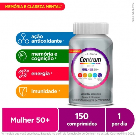 CENTRUM SELECT MULHER C/150 (LIB)