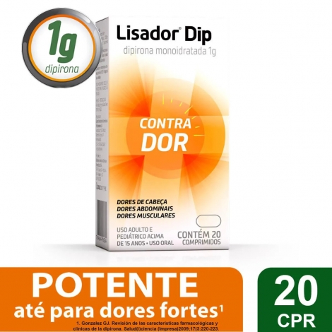 Lisador Dip 1g 20 comprimidos
