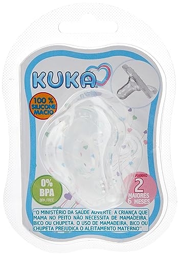 KUKA CHUPETA SILICONE SOFT COMFORT BICO REDONDO 2 NATURAL x 1