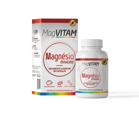 MAGVITAM MAGNESIO DIMALATO 600MG C/60CPR - A012613