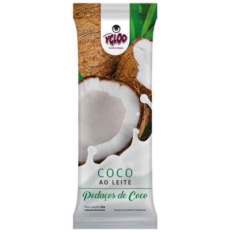 PICOLE COCO BRANCO AO LEITE- YGLOO