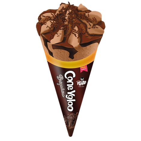 CONE BRIGADEIRO TRUFADO- YGLOO