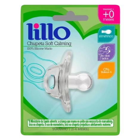 LILLO CHUP SOFT CALMING100% SIL SIMET TM1 TRANS 01 - A004523