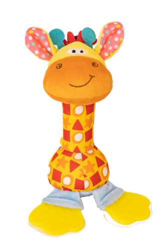 CHOCALHO E MORDEDOR GIRAFA-PASSEAR BABY