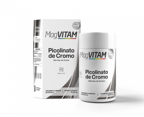 MAGVITAM PICOLINATO DE CROMO 600MG C/60 CPR