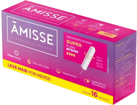 ABSORVENTE INTERNO AMISSE C/16 SUPER